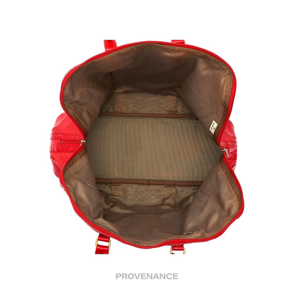 🔴 Balenciaga X Dunlop Clamshell Travel Bag - Red - Picture 10 of 11